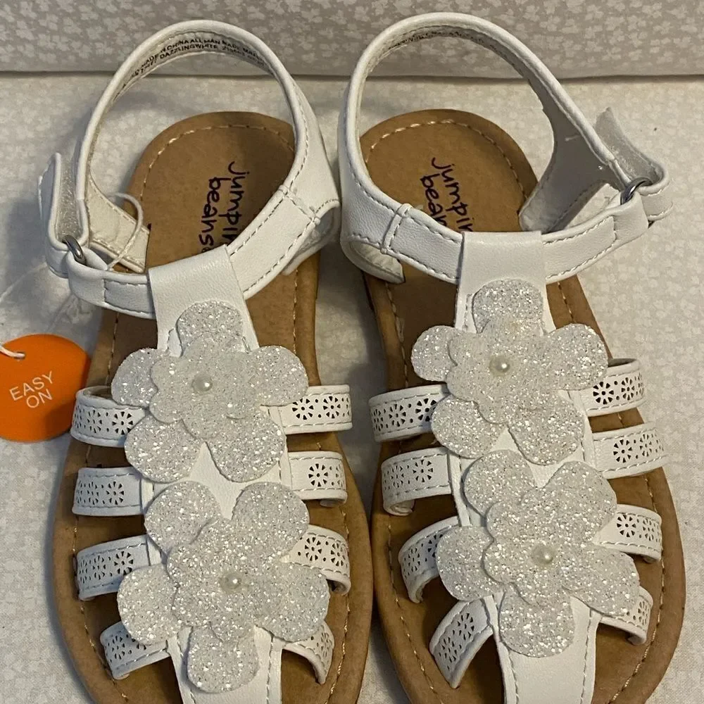 JUMPING BEAN Girls Dazzling Fisherman Sandals